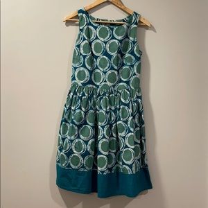 Fair Trade Global Mamas Green Dress w/Pockets